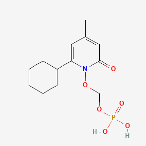 Chemical structure of Fosciclopirox