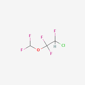 Chemical structure of Enflurane