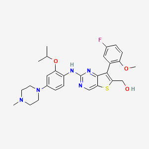 Chemical structure of ALK kinase inhibitor-1