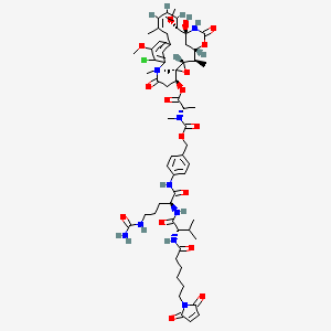 Chemical structure of Mal-VC-PAB-DM1