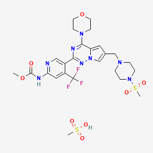 Chemical structure of CYH33 methanesulfonate