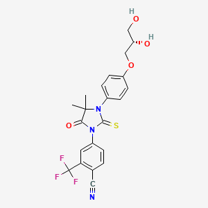 Chemical structure of Rezvilutamide