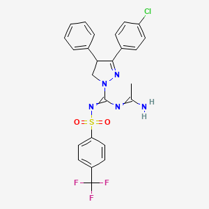 Chemical structure of (Rac)-MRI-1867