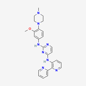 Chemical structure of Itacnosertib