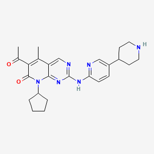 Chemical structure of Dalpiciclib