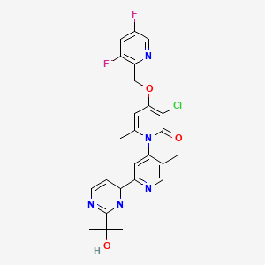 Chemical structure of Zunsemetinib