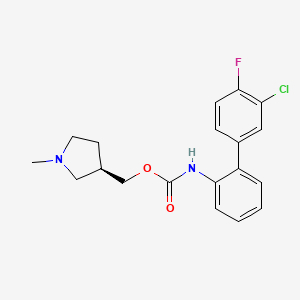 Chemical structure of Velufenacin