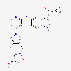 Chemical structure of Cevidoplenib