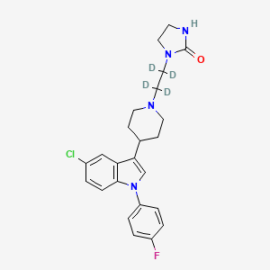 Chemical structure of Sertindole-d4