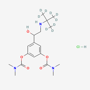 Chemical structure of Bambuterol-d9 hydrochloride