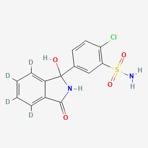 Chemical structure of Chlorthalidone-D4