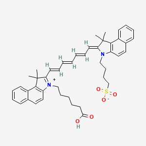 Chemical structure of ICG-carboxylic acid