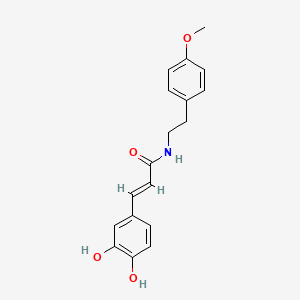 Chemical structure of Cuscuta propenamide 1