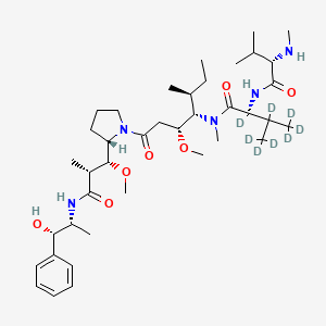 Chemical structure of MMAE-d8