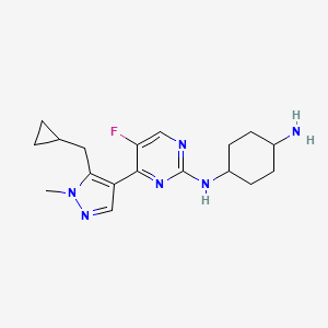 Chemical structure of Casein Kinase inhibitor A86