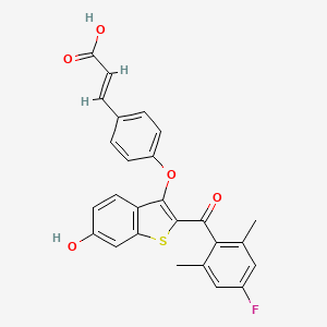 Chemical structure of Rintodestrant