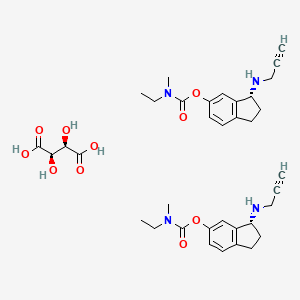 Chemical structure of Ladostigil Tartrate