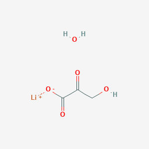 Chemical structure of 3-Hydroxypyruvic Acid Lithium Salt