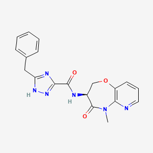 Chemical structure of Eclitasertib