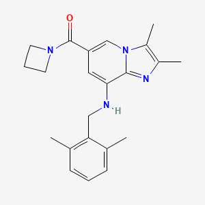 Chemical structure of Zastaprazan