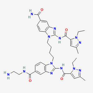 Chemical structure of diABZI-C2-NH2
