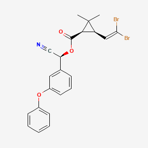 Chemical structure of Deltamethrin-d5