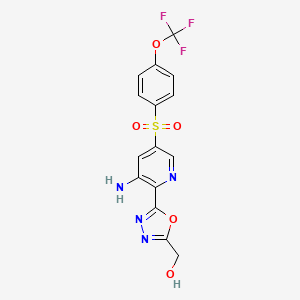 Chemical structure of Navocaftor