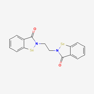 Chemical structure of Ethaselen