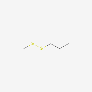 Chemical structure of Methyl propyl disulfide