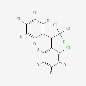 Chemical structure of 2,4'-DDT-d8