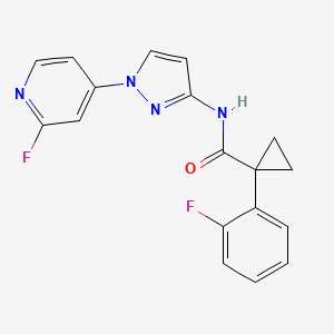 Chemical structure of ELOVL1-IN-1