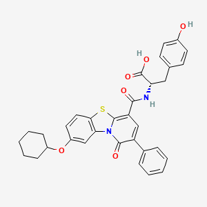 Chemical structure of HeE1-2Tyr