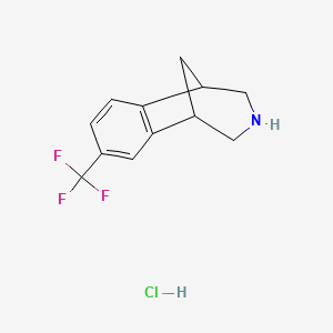 Chemical structure of (Rac)-CP-601927 hydrochloride