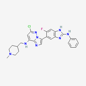 Chemical structure of IRE1α kinase-IN-1
