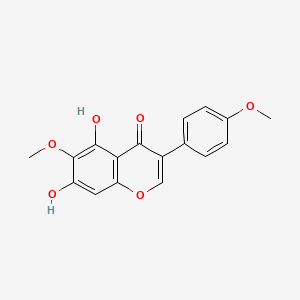 Chemical structure of Irisolidone