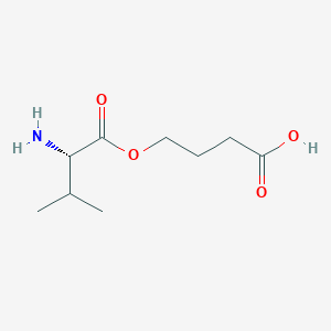 Chemical structure of Valiloxybate