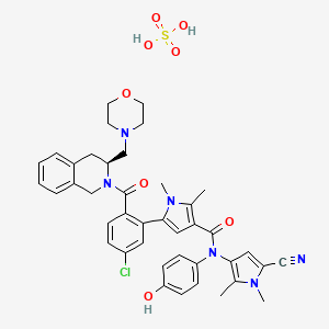 Chemical structure of S65487 sulfate