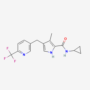 Chemical structure of DSM502