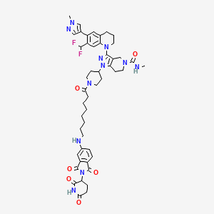 Chemical structure of Thalidomide-NH-CBP/p300 ligand 2