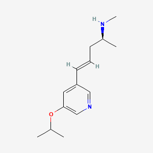 Chemical structure of Ispronicline