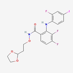 Chemical structure of PD0325901-O-C2-dioxolane