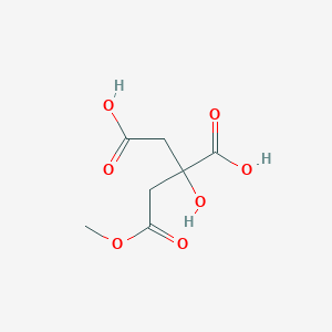 Chemical structure of Methyl citrate