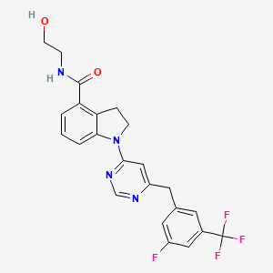 Chemical structure of PW0787