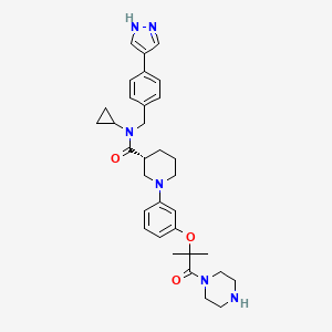 Chemical structure of ZW4864 free base