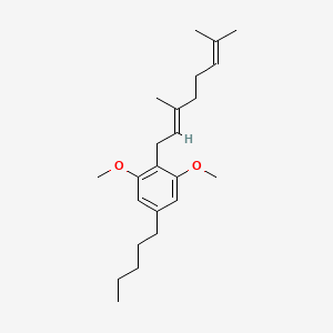 Chemical structure of O,O-Dimethyl-cannabigerol