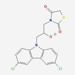 Chemical structure of 10074-A4