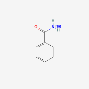 Chemical structure of Benzamide-15N