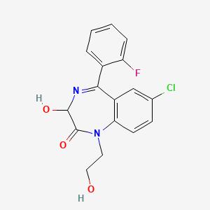 Chemical structure of Doxefazepam