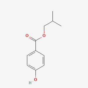 Chemical structure of Isobutylparaben