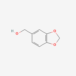 Chemical structure of Piperonyl alcohol